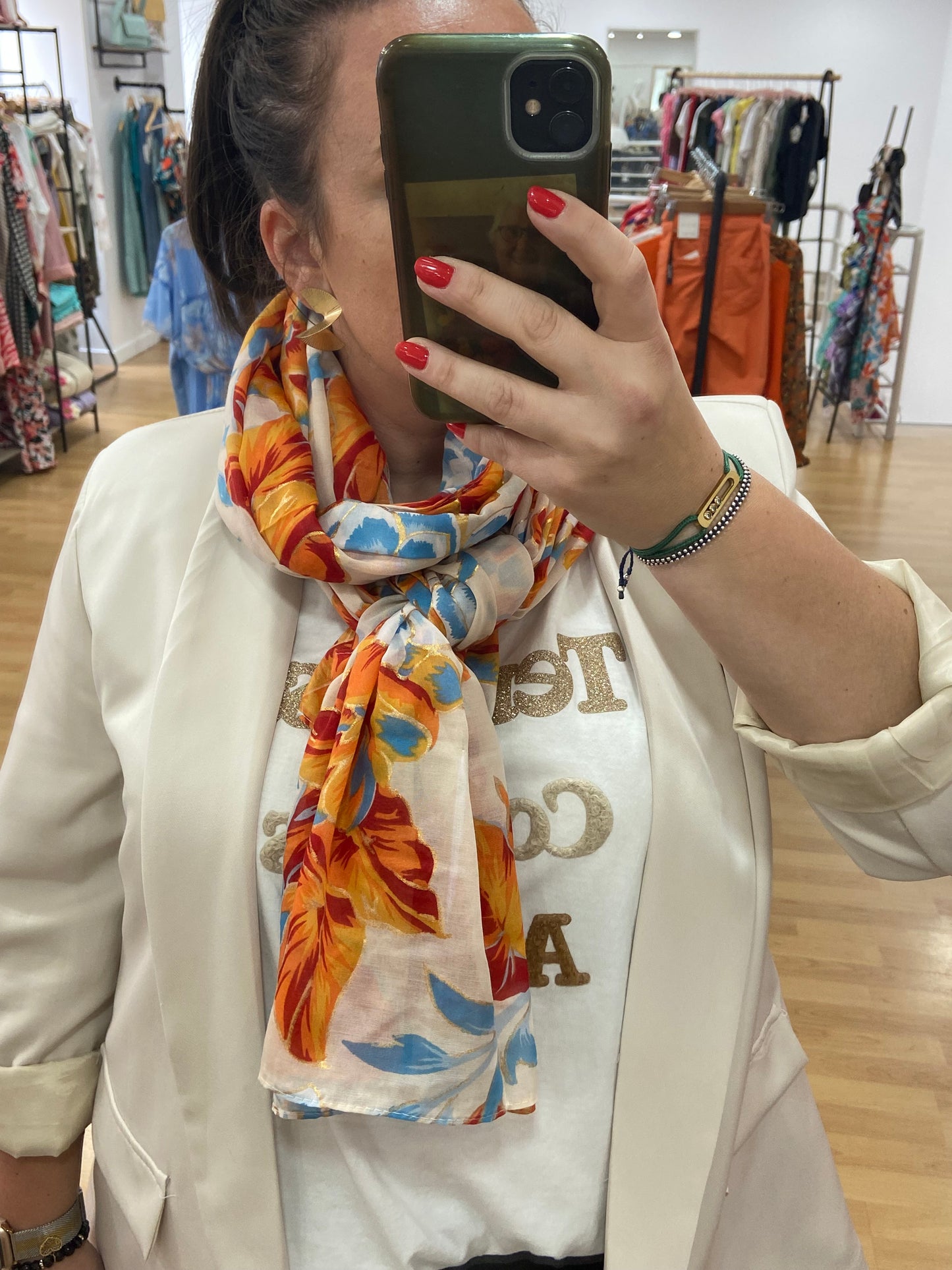 Foulard orange FLO