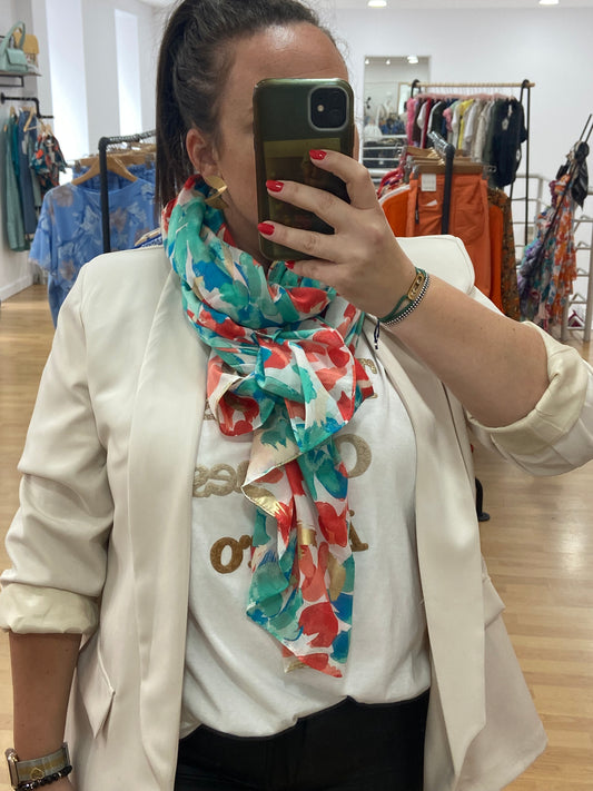 Foulard aqua CAVALAIRE