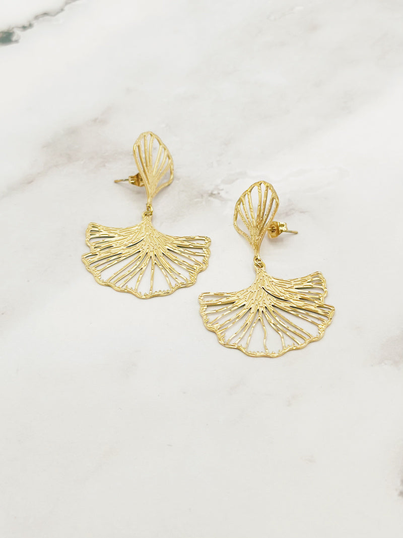 Boucles d’oreilles GINKGO