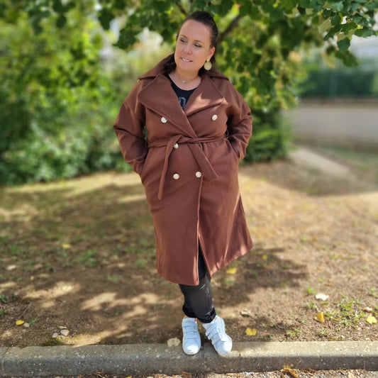 Manteau marron JULYO