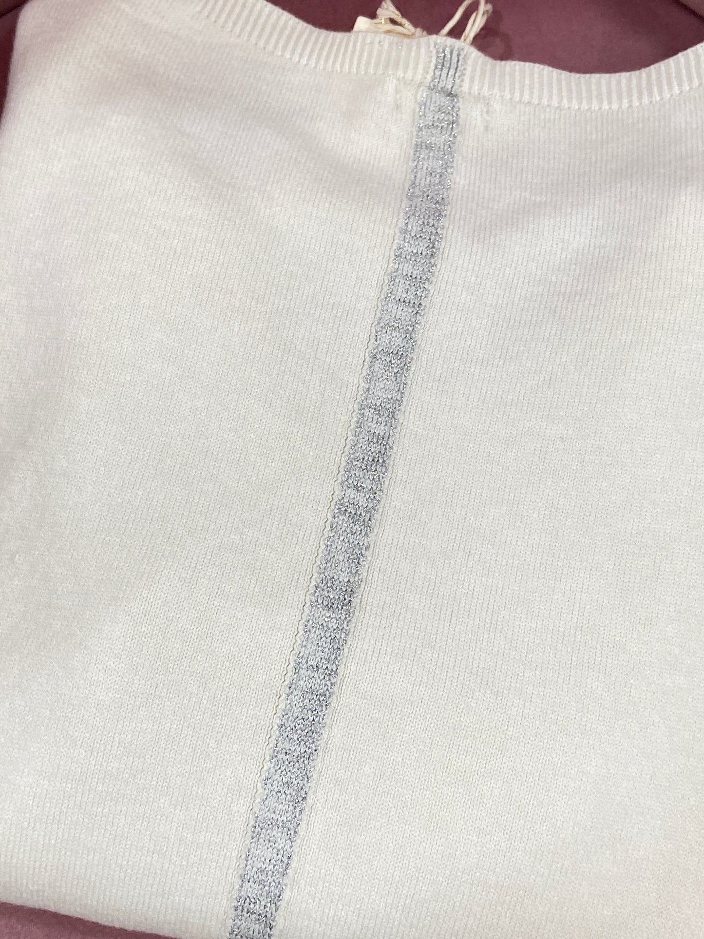 Pull blanc ÉTOILÉ