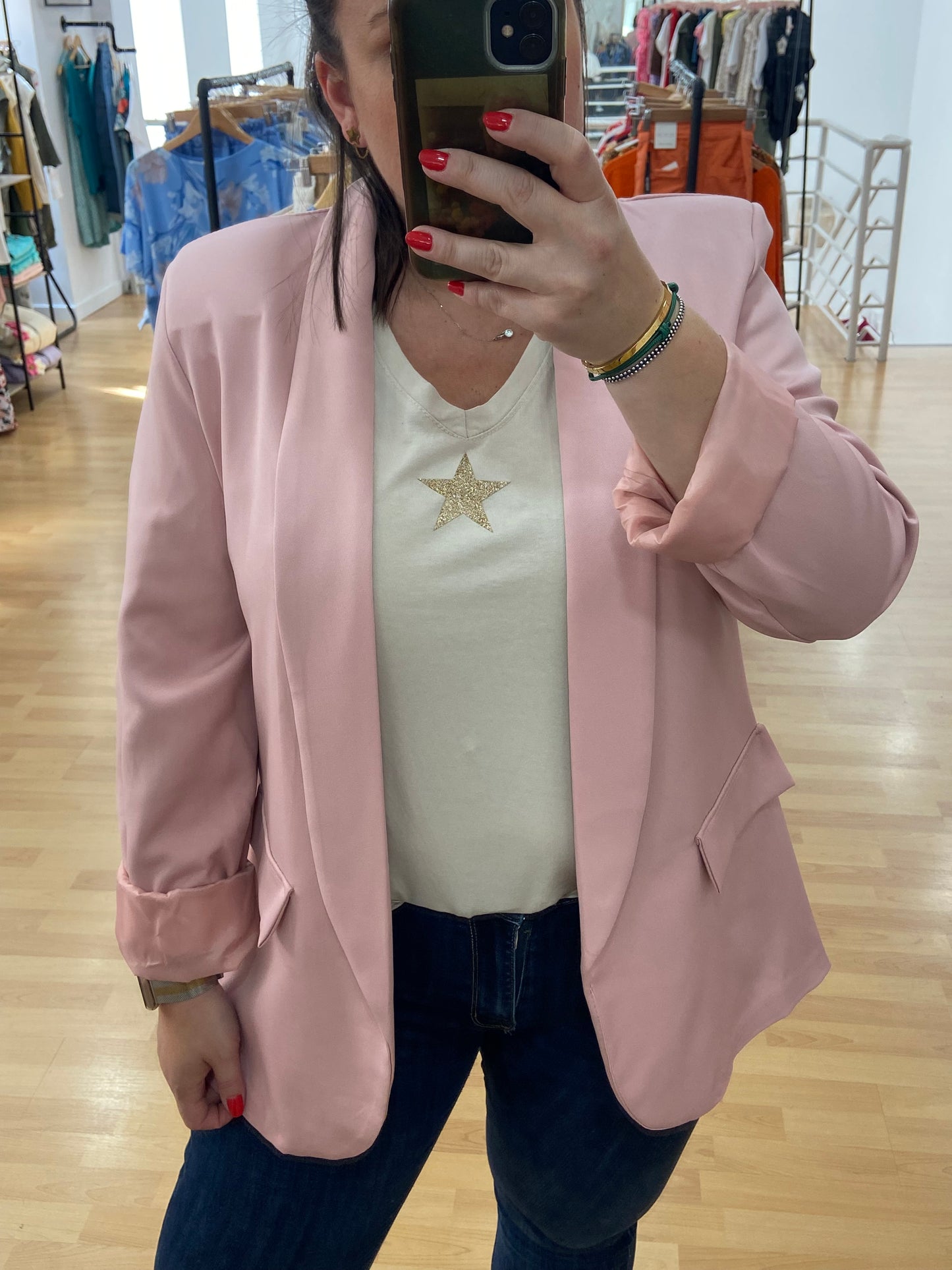 Blazer vieux rose CLASSE