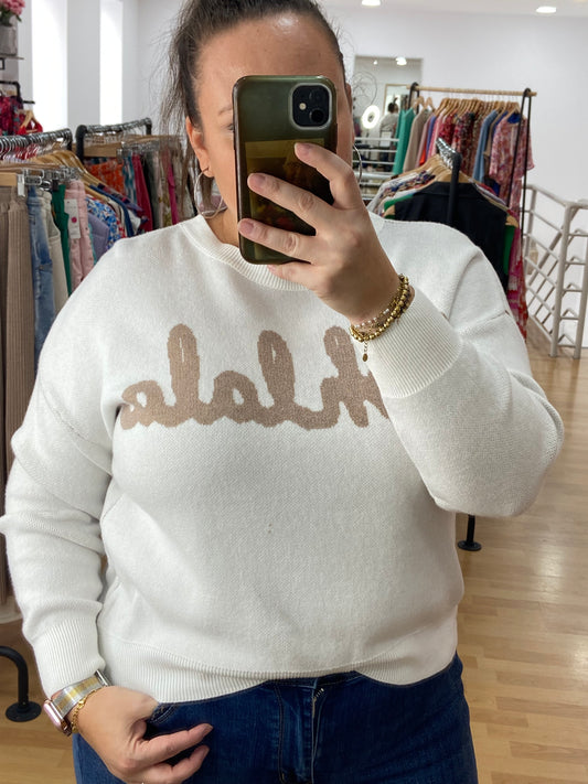 Pull beige OHLALA