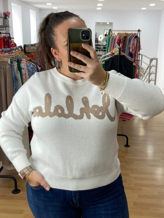 Pull beige OHLALA