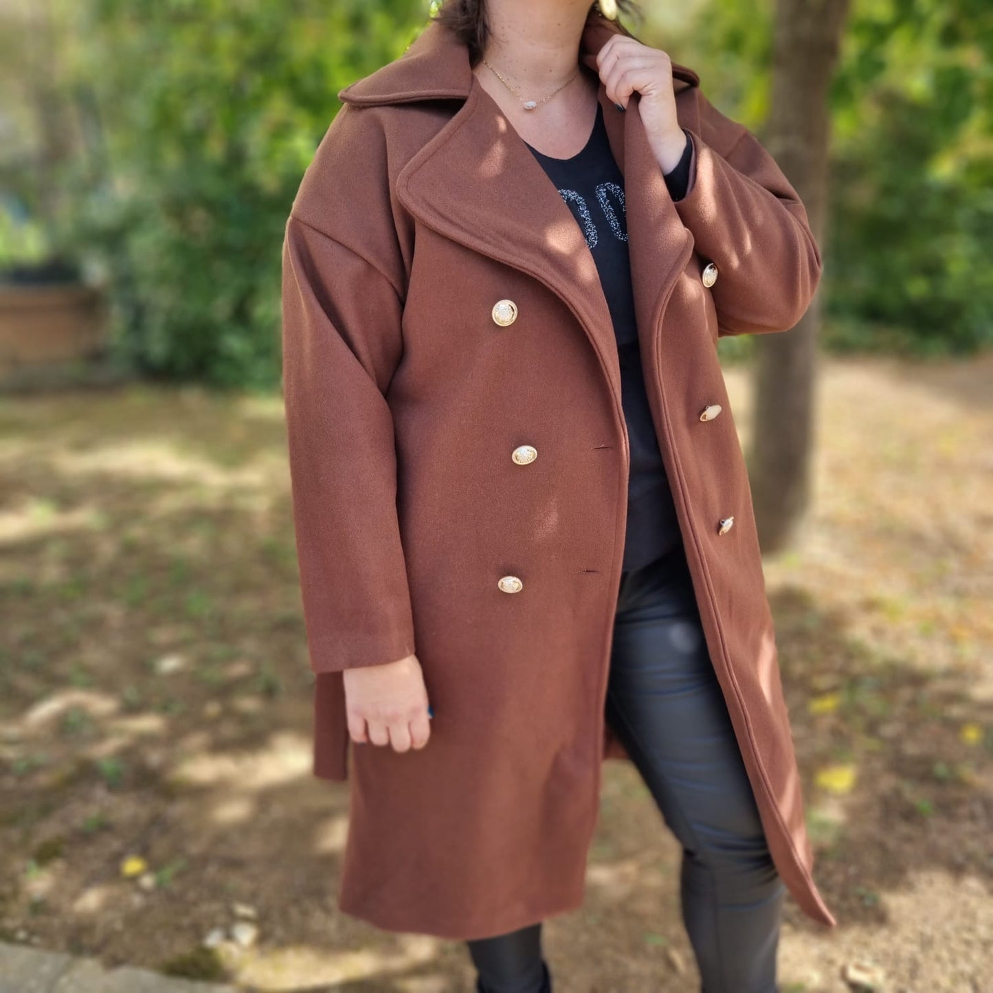 Manteau marron JULYO