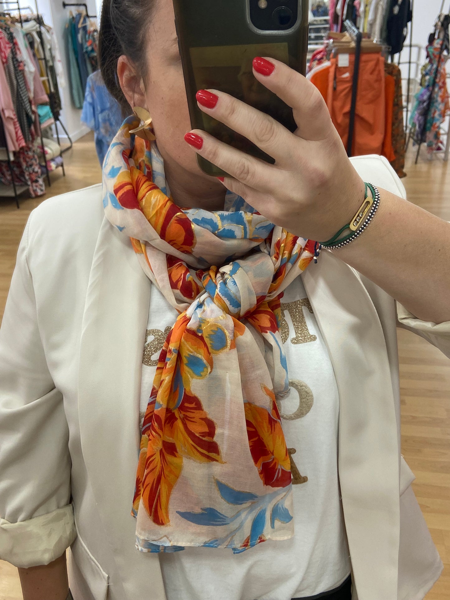 Foulard orange FLO