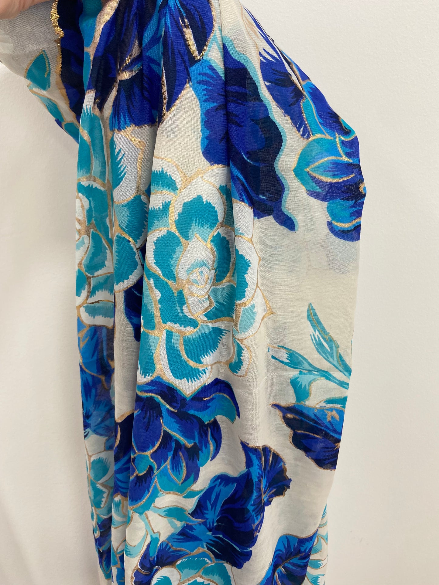 Foulard bleu FLO