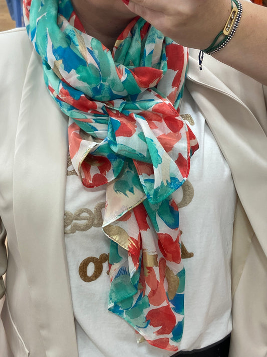 Foulard aqua CAVALAIRE