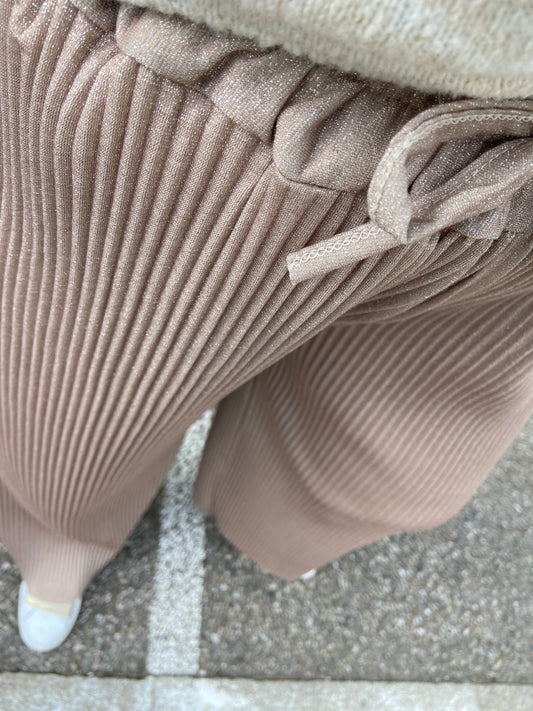 Pantalon beige DONATELLA